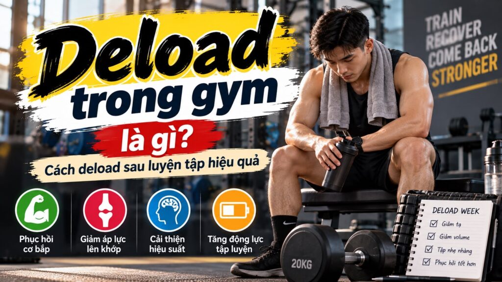 Deload trong gym là gì? Cách deload sau luyện tập hiệu quả